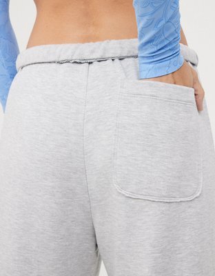 OFFLINE By Aerie OTT Fleece Super Wide Leg Pant - Medium Heather Gray