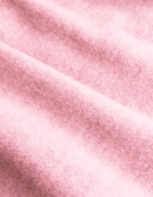 OFFLINE By Aerie OTT Fleece Super Wide Leg Pant - Pink Petal