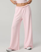 OFFLINE By Aerie OTT Fleece Super Wide Leg Pant - Pink Petal