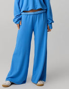 OFFLINE By Aerie OTT Fleece Super Wide Leg Pant - Rome Blue