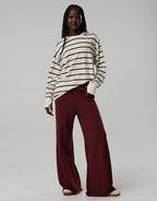 OFFLINE By Aerie OTT Fleece Super Wide Leg Pant - Royal Berry