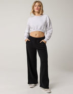 OFFLINE By Aerie Cloud Fleece Trouser - True Black