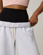 OFFLINE By Aerie Cloud Fleece Trouser - Light Heather Gray