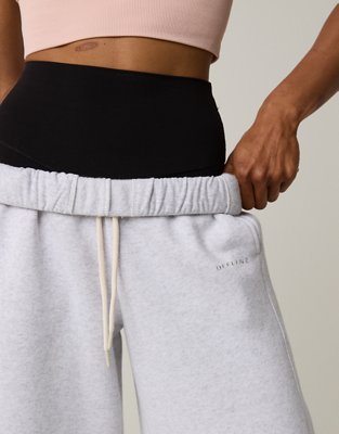 OFFLINE By Aerie Cloud Fleece Trouser - Light Heather Gray