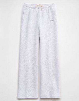 OFFLINE By Aerie Cloud Fleece Trouser - Light Heather Gray