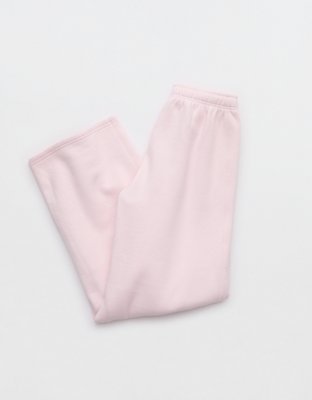 OFFLINE By Aerie Cloud Fleece Trouser - Pink Petal
