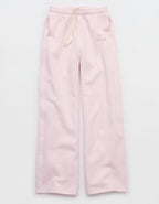 OFFLINE By Aerie Cloud Fleece Trouser - Pink Petal