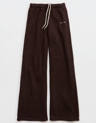 OFFLINE By Aerie Cloud Fleece Trouser - Deep Earth