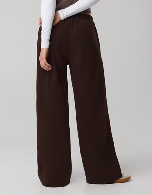 OFFLINE By Aerie Cloud Fleece Trouser - Deep Earth