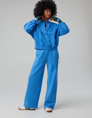 OFFLINE By Aerie Cloud Fleece Trouser - Rome Blue
