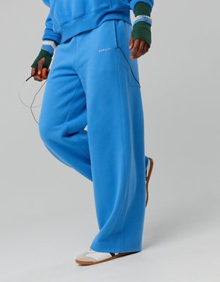 OFFLINE By Aerie Cloud Fleece Trouser - Rome Blue