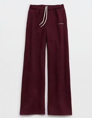 OFFLINE By Aerie Cloud Fleece Trouser - Royal Berry
