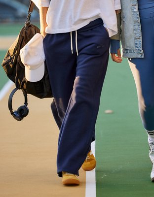 OFFLINE By Aerie Cloud Fleece Trouser - Royal Navy