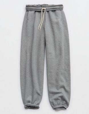 OFFLINE By Aerie Cloud Fleece Baggy Jogger - Dark Heather Gray