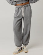OFFLINE By Aerie Cloud Fleece Baggy Jogger - Dark Heather Gray