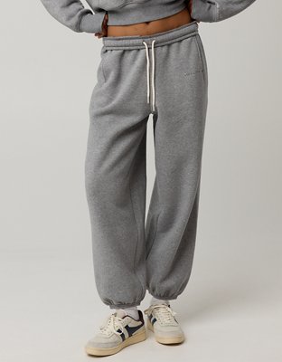 OFFLINE By Aerie Cloud Fleece Baggy Jogger - Dark Heather Gray