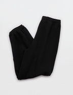 OFFLINE By Aerie Cloud Fleece Baggy Jogger - True Black