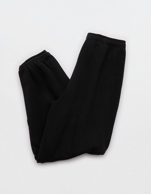 OFFLINE By Aerie Cloud Fleece Baggy Jogger - True Black