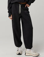OFFLINE By Aerie Cloud Fleece Baggy Jogger - True Black