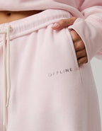 OFFLINE By Aerie Cloud Fleece Baggy Jogger - Pink Petal