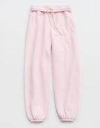 OFFLINE By Aerie Cloud Fleece Baggy Jogger - Pink Petal