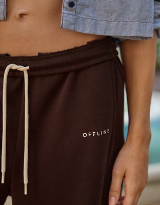OFFLINE By Aerie Cloud Fleece Baggy Jogger - Deep Earth
