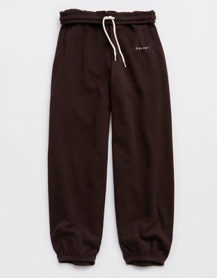 OFFLINE By Aerie Cloud Fleece Baggy Jogger - Deep Earth