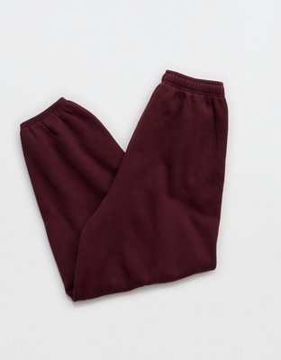 OFFLINE By Aerie Cloud Fleece Baggy Jogger - Royal Berry