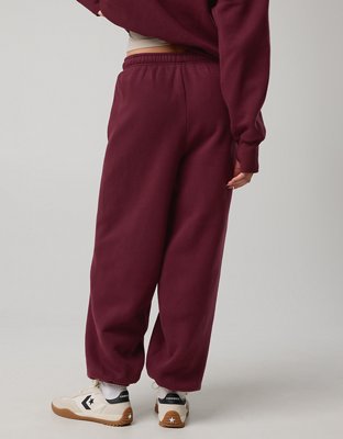 OFFLINE By Aerie Cloud Fleece Baggy Jogger - Royal Berry