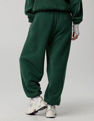 OFFLINE By Aerie Cloud Fleece Baggy Jogger - Rugged Green