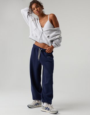 OFFLINE By Aerie Cloud Fleece Baggy Jogger - Royal Navy