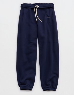 OFFLINE By Aerie Cloud Fleece Baggy Jogger - Royal Navy