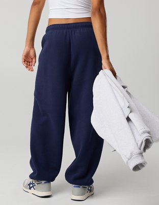 OFFLINE By Aerie Cloud Fleece Baggy Jogger - Royal Navy