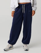 OFFLINE By Aerie Cloud Fleece Baggy Jogger - Royal Navy