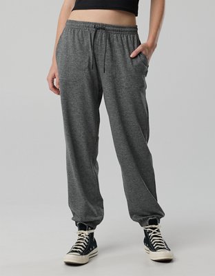 OFFLINE By Aerie Weekend Away Jogger - Dark Heather Gray