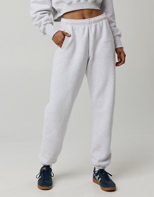 OFFLINE By Aerie Cloud Fleece Classic Jogger - Light Heather Gray
