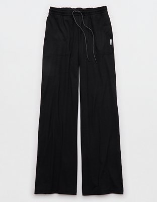 OFFLINE By Aerie Weekend Away Classic Trouser - True Black