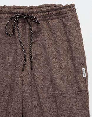 OFFLINE By Aerie Weekend Away Classic Trouser - Deep Earth