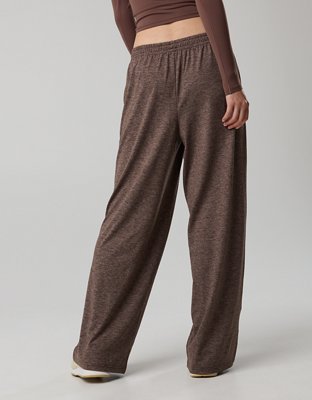 OFFLINE By Aerie Weekend Away Classic Trouser - Deep Earth