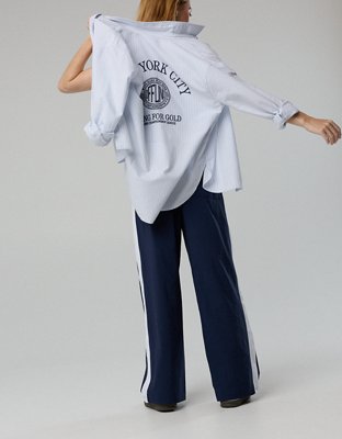 OFFLINE By Aerie Nice Moves Coaches Pant - Royal Navy