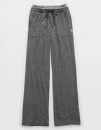 OFFLINE By Aerie Weekend Away Layered Waistband Trouser - Dark Heather Gray