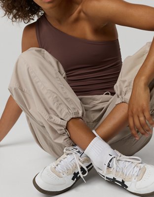 OFFLINE by Aerie Twill Seeker Pant - Stone Harbor