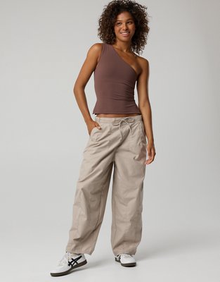 OFFLINE by Aerie Twill Seeker Pant - Stone Harbor