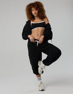 OFFLINE By Aerie Cloud Fleece Baggy Cargo Jogger - True Black