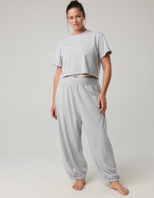 OFFLINE By Aerie OG Cotton Baggy Jogger - Medium Heather Gray