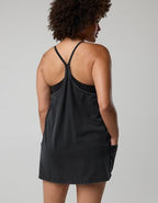 OFFLINE By Aerie OG Cotton Racerback Mini Dress - Washed Black