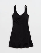 OFFLINE By Aerie Real Me Low Key Mini Dress - True Black