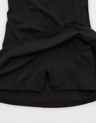 OFFLINE By Aerie Real Me Square Neck Mini Dress - True Black