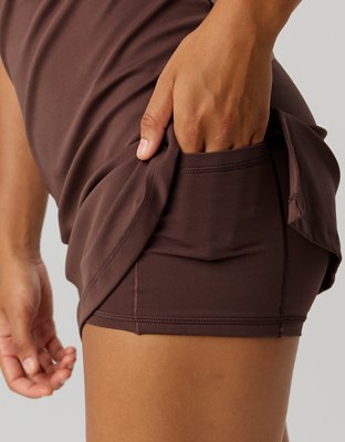 OFFLINE By Aerie Real Me Square Neck Mini Dress - Relic