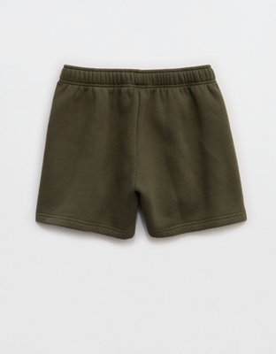 OFFLINE By Aerie 3" Cloud Fleece Short - Festive Olive